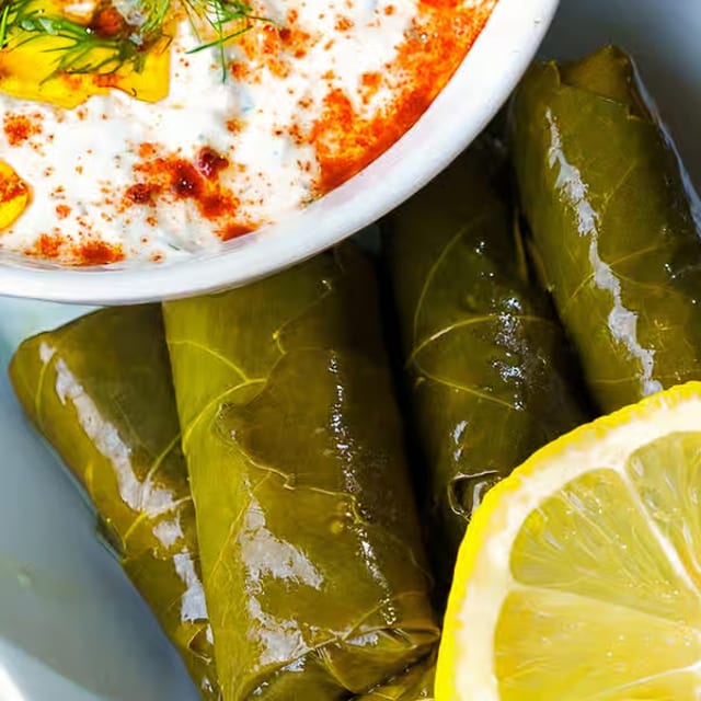 Dolmades.