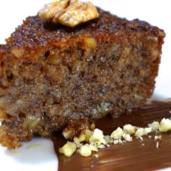 Walnut cake.