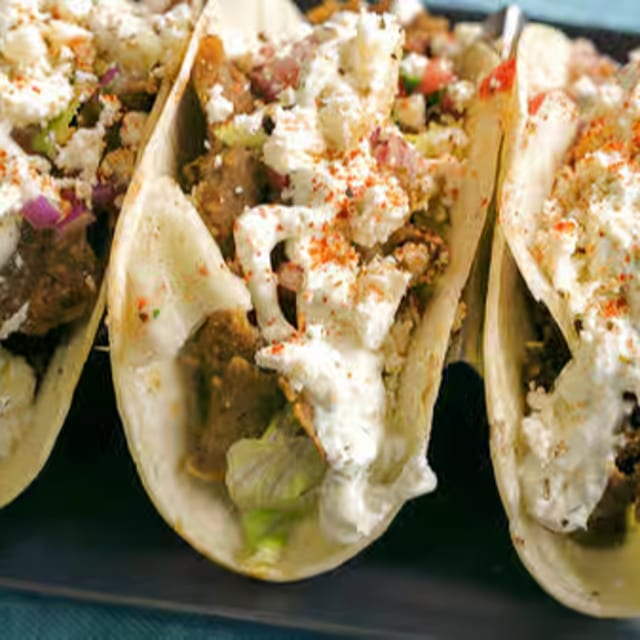 Hermes Taco Trio.