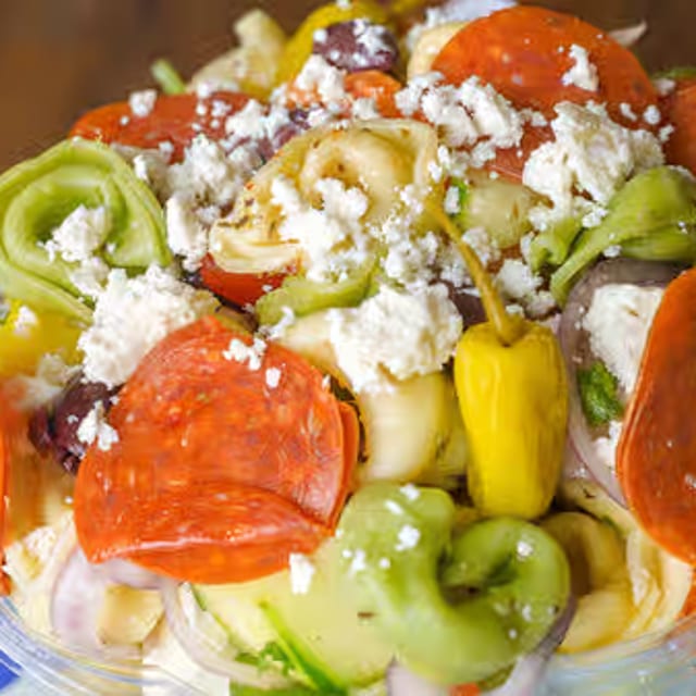 Greek Tortellini Salad.