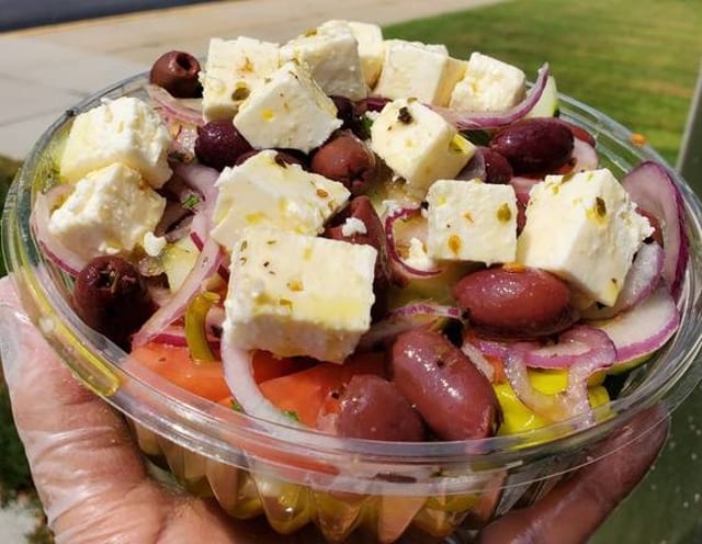Greek House Salad (For 10 People).